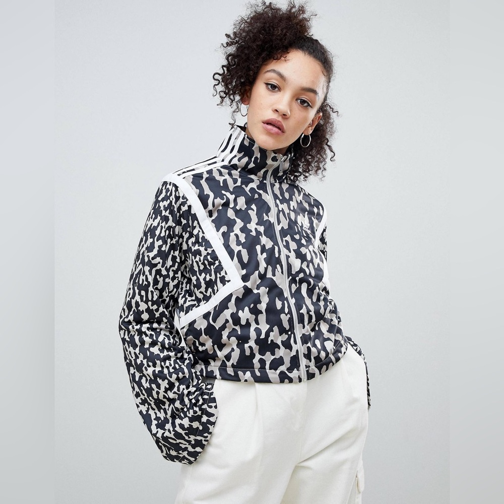 ADIDAS Originals Leoflage Printed Track Jacket Womens Size L
